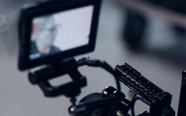 Videodreh mit Profikamera